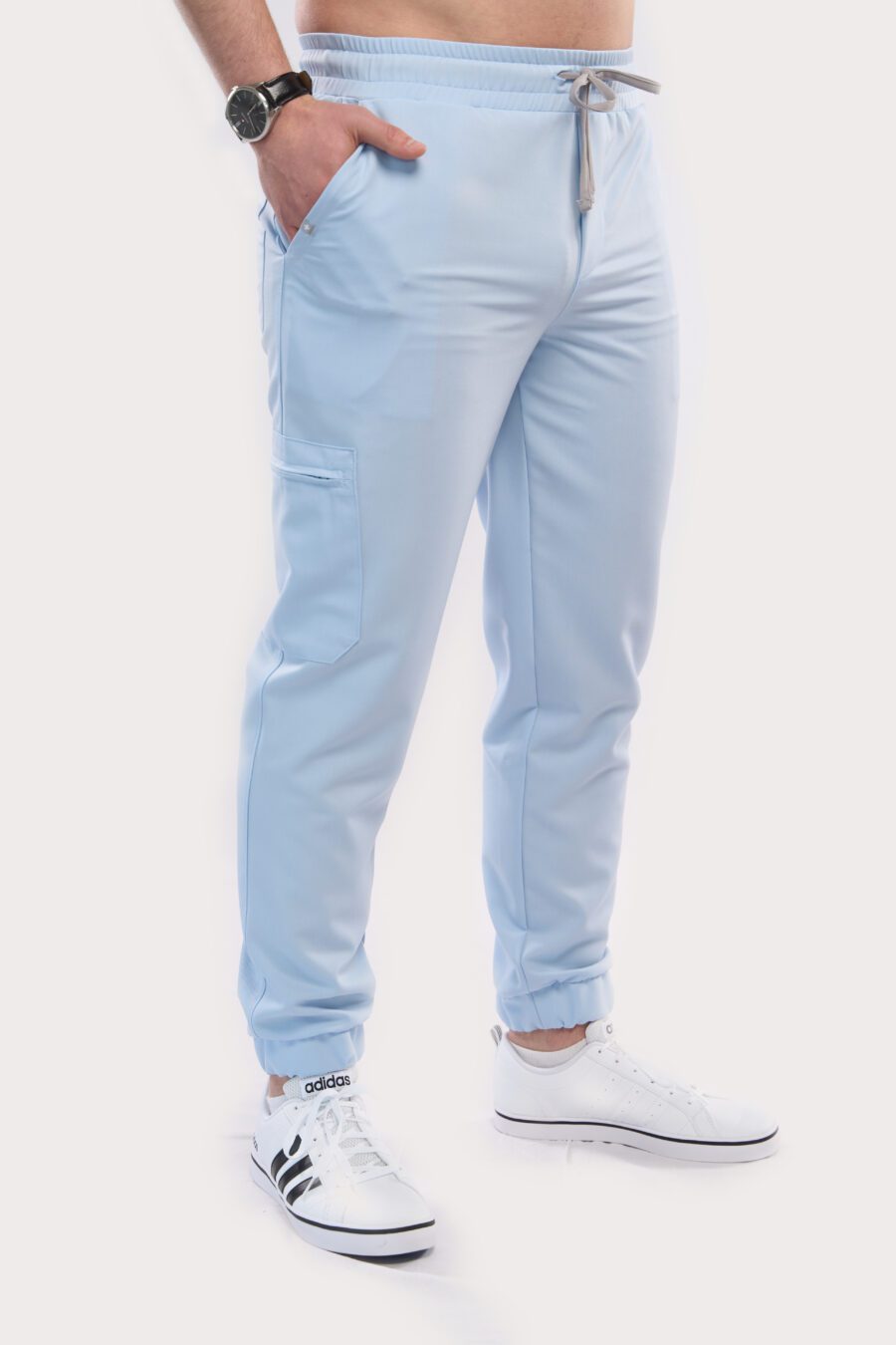 Men's medical joggers in light blue (BABY BLUE)