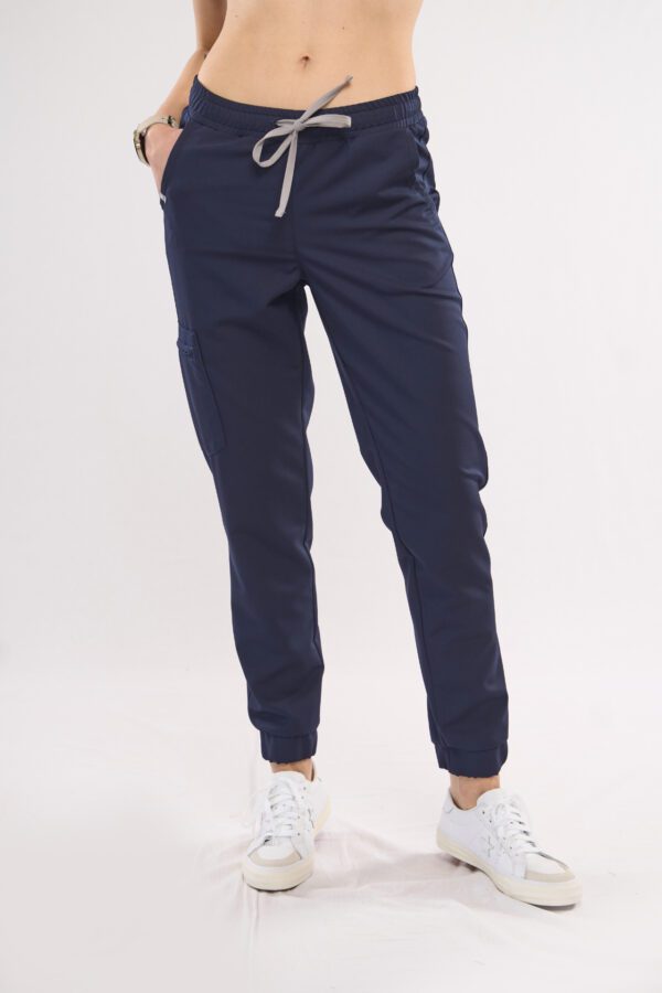 ladies' joggers navy blue - medical clothing