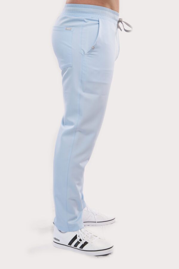 slim fit - men's medical trousers in light blue (BABY BLUE)