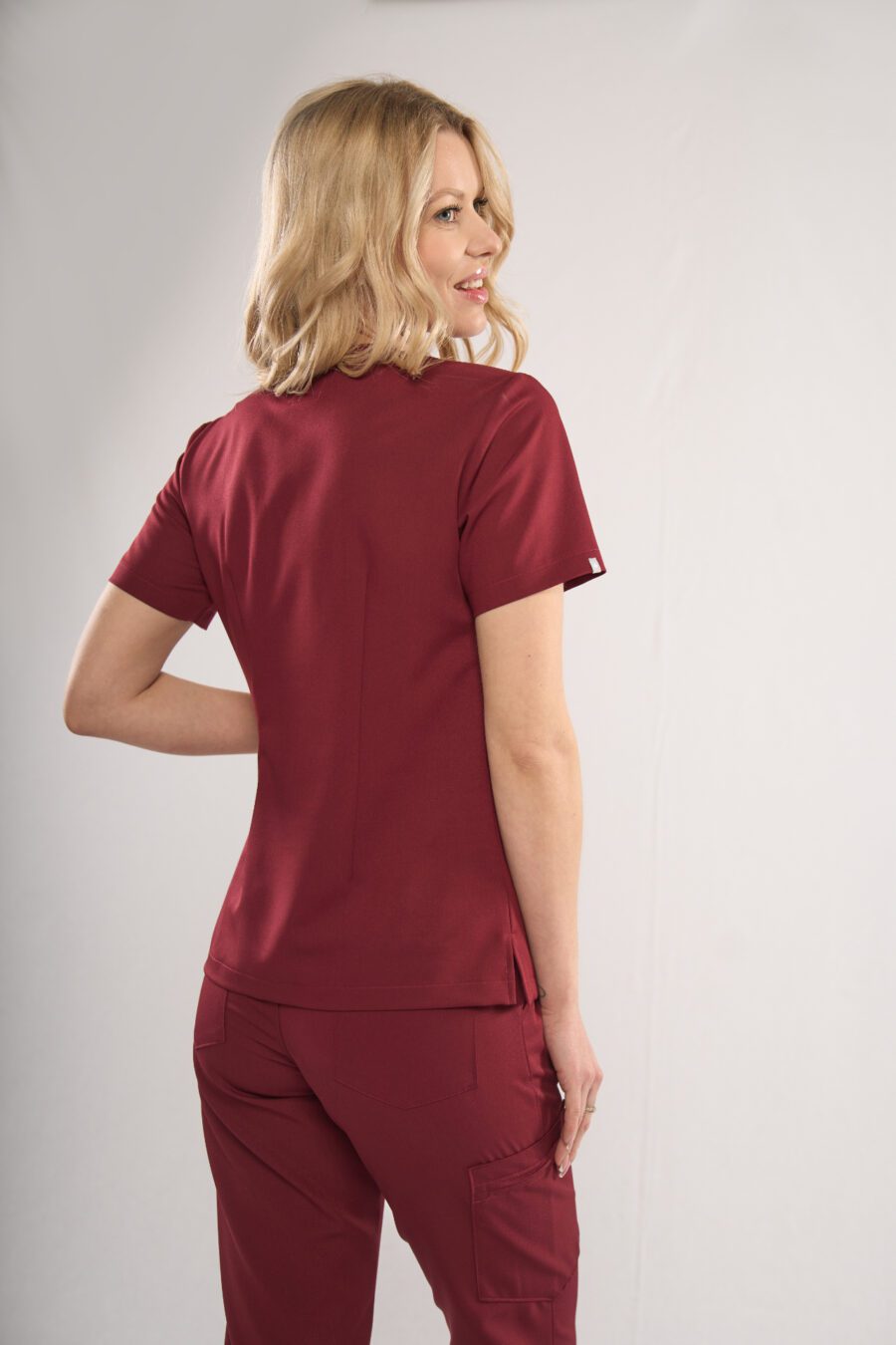 cherry medical blouse for women