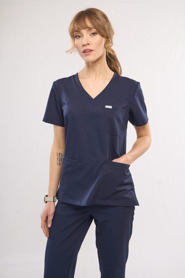 Cayen - Women's medical sweatshirt in Dark Navy