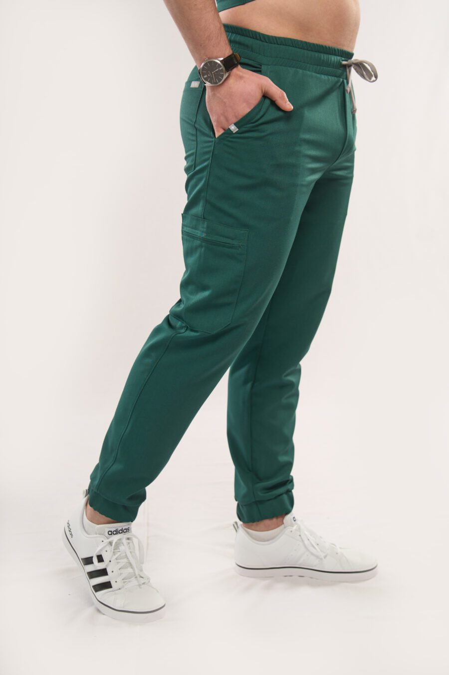 Men's medical joggers in dark green (DARK GREEN)