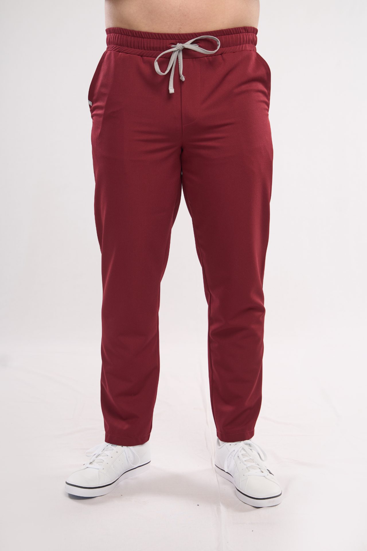 Medical trousers JOGGERS for men - DARK CHERRY