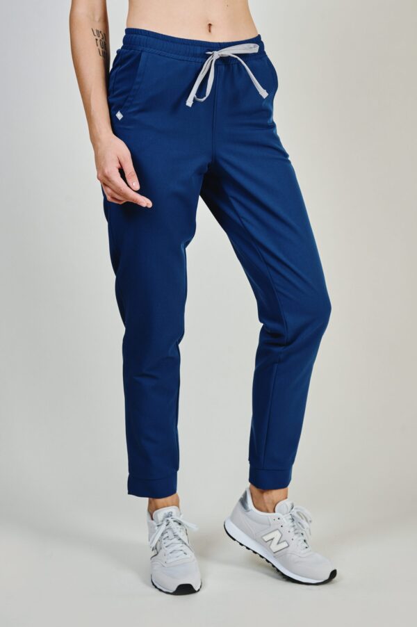 women's medical trousers slim fit front