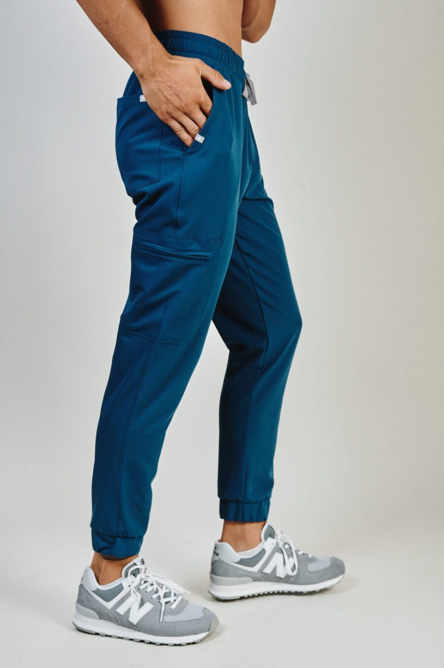 men's medical joggers - deep marine colour