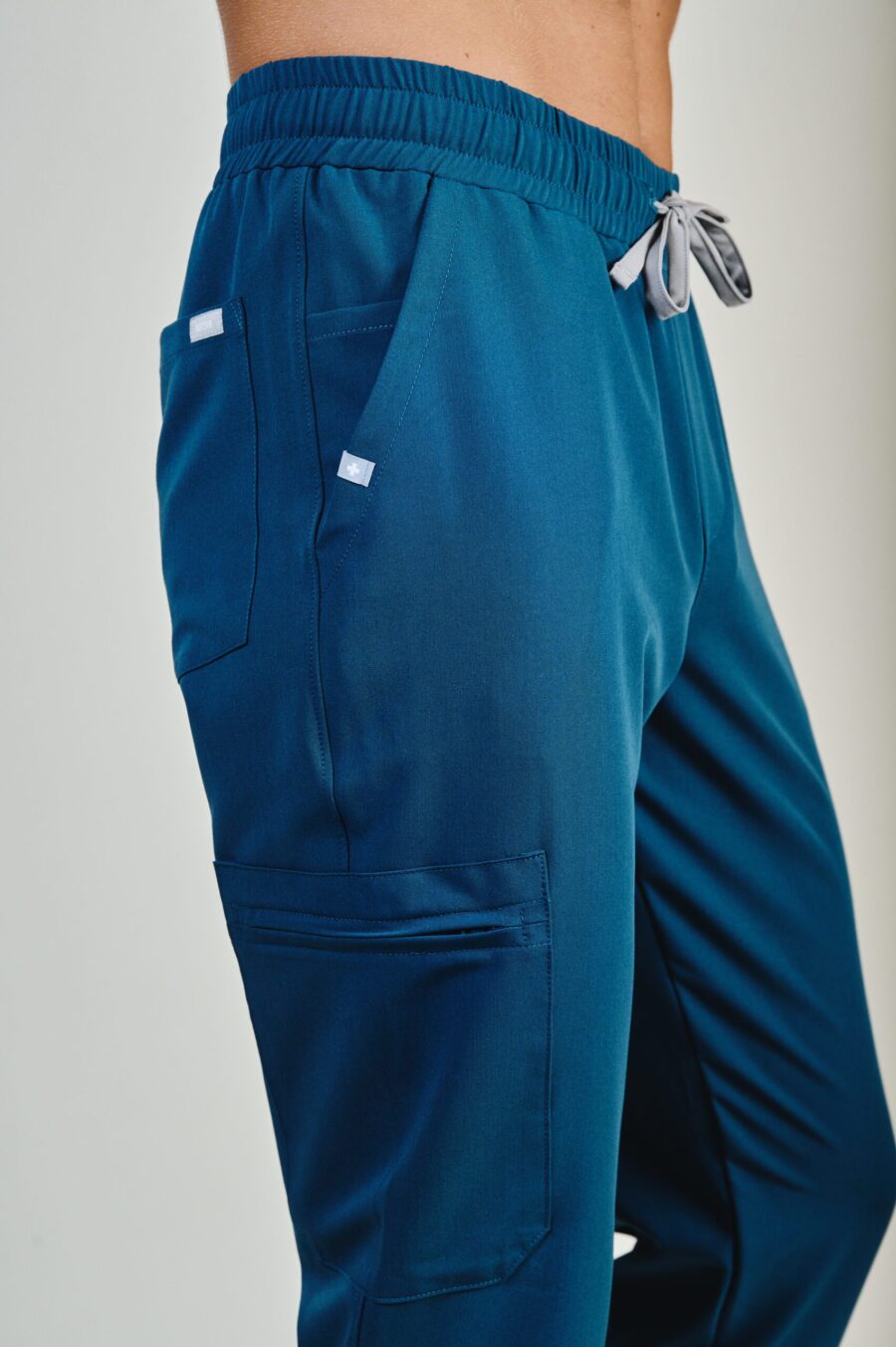 men's medical trousers joggers - deep marine colour